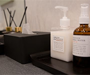 充実したアメニティの写真